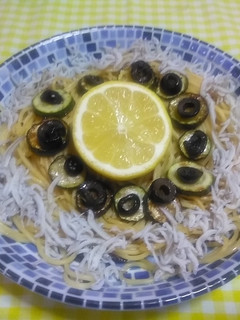 小豆島風♪オリーブと醤油の和風パスタ-レシピのメイン写真