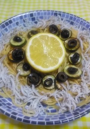 小豆島風♪オリーブと醤油の和風パスタ-レシピのメイン写真
