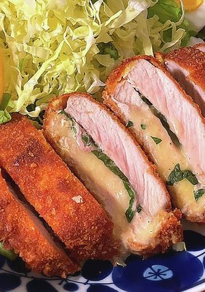 大葉とチーズをサンド！柔らか肉厚とんかつ-レシピのメイン写真