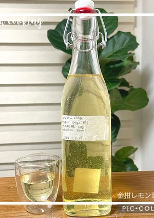 3ヶ月で飲める果実酒！金柑レモン酒-レシピのメイン写真