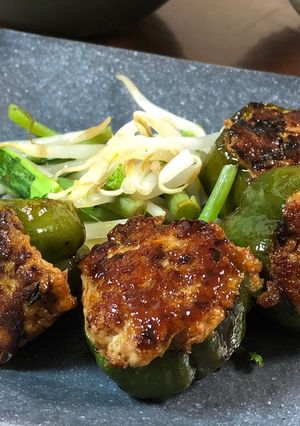ピーマンの肉詰め-レシピのメイン写真