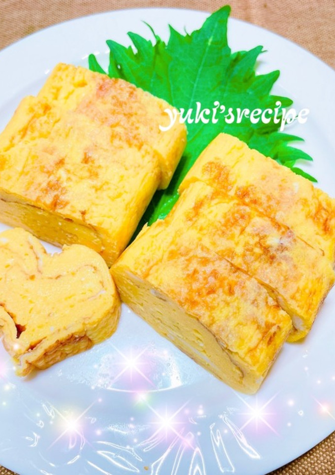白だしで作る甘い玉子焼き-レシピのメイン写真