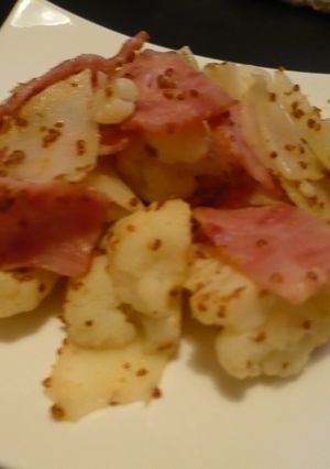 カリフラワーの粒マスタード炒め-レシピのメイン写真