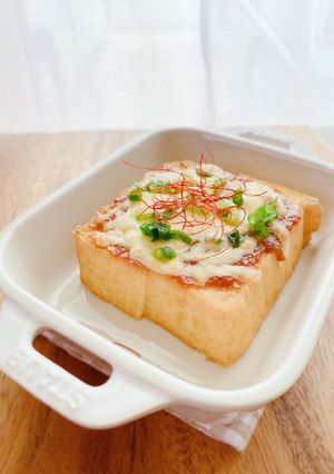 簡単あと1品に＊厚揚げの甘味噌チーズ焼き-レシピのメイン写真