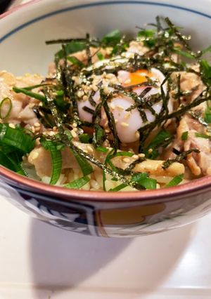 ゆかりのイブクロ　　カフェ風焼き鳥丼-レシピのメイン写真
