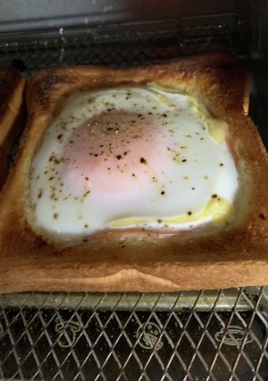 おかずパン　目玉焼き　ハム-レシピのメイン写真