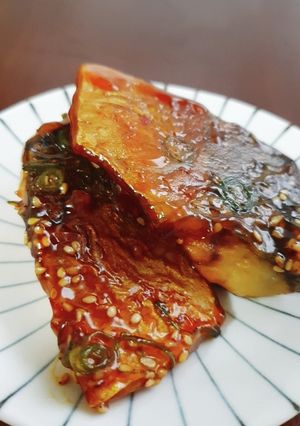 鯖の甘ピリ辛照り焼き-レシピのメイン写真