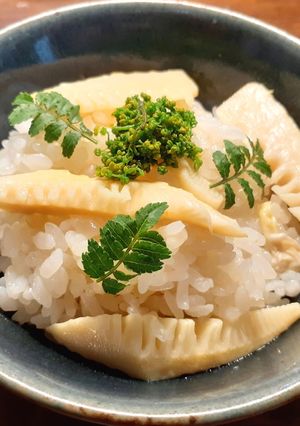 発酵筍（メンマ）ご飯 花山椒の塩漬け-レシピのメイン写真