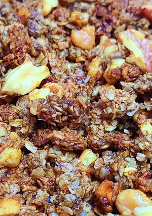 こうばしい！ほうじ茶くるみグラノーラ-レシピのメイン写真