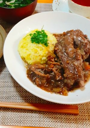 ホットクック。スペアリブの赤ワイン煮-レシピのメイン写真