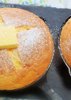 ふわ！もち！パンケーキ　スキレット２個分-レシピのメイン写真
