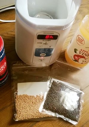 手作り粒マスタード　ヨーグルトメーカーで-レシピのメイン写真