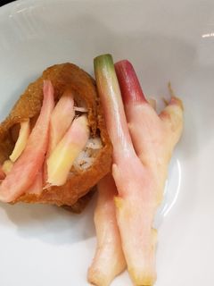 紅しょうがのせ、いなり寿司-レシピのメイン写真