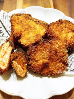 きな粉の衣鮭フライ-レシピのメイン写真