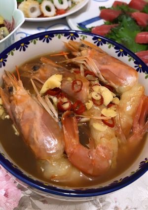赤海老の酔っぱらい漬-レシピのメイン写真