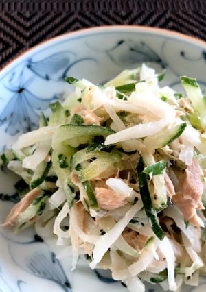 大根と胡瓜の和風まよサラダ-レシピのメイン写真