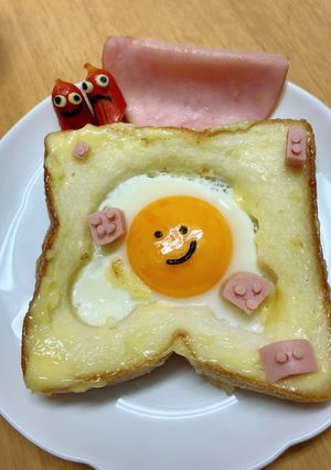 ６歳が作る朝ごはん-レシピのメイン写真