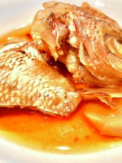 鯛のあら煮♡(甘め♡←!)-レシピのメイン写真
