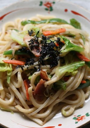 業務スーパー19円の激安品！焼きうどん-レシピのメイン写真