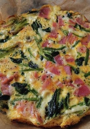 ほうれん草たっぷりキッシュ風-レシピのメイン写真