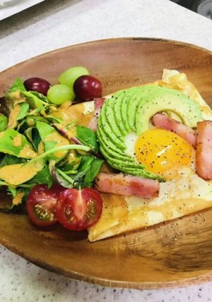 カフェ風ブランチ☆米粉のガレット♡-レシピのメイン写真