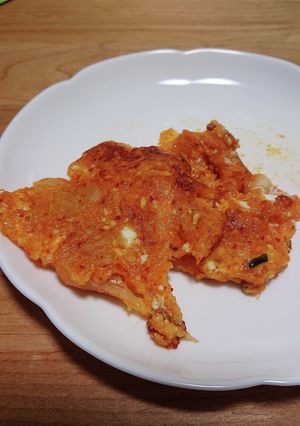 糖質オフ 豆腐キムチーズチヂミ-レシピのメイン写真