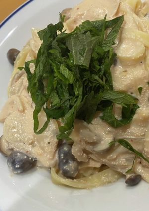 簡単豆乳明太子クリームパスタ-レシピのメイン写真