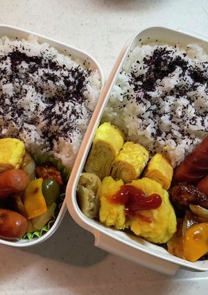 学生弁当(2021.4.19)-レシピのメイン写真