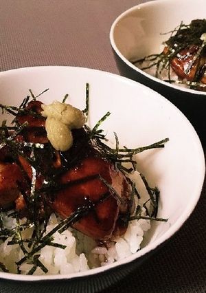 ◆簡単♡和風照り焼きフォアグラ丼◆-レシピのメイン写真
