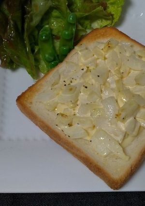 新玉ねぎとチーズのトースト☆-レシピのメイン写真
