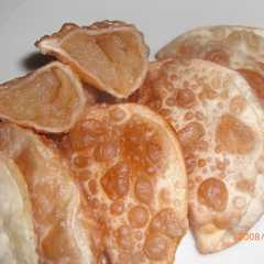 รูปของ 餃子の皮で簡単即席アップルパイ♪