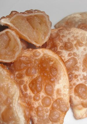 餃子の皮で簡単即席アップルパイ♪-レシピのメイン写真