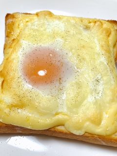 トースターだけで作れる目玉焼きトースト-レシピのメイン写真