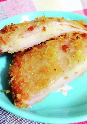 タラモサラダのハムはさみ揚げ-レシピのメイン写真