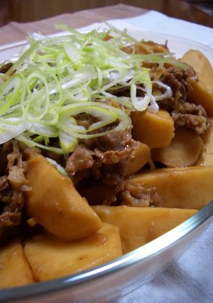 里芋と牛肉のコクみそ中華煮込み-レシピのメイン写真