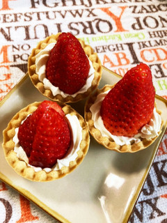 市販プチタルトで簡単おやつ-レシピのメイン写真