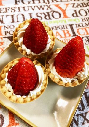 市販プチタルトで簡単おやつ-レシピのメイン写真