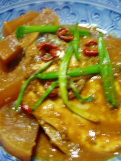 ヘルシー!韓国風!鯖と大根の煮物!-レシピのメイン写真