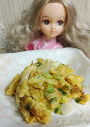 リカちゃん♡わけぎのふわふわ卵◍´ᯅ`◍-レシピのメイン写真