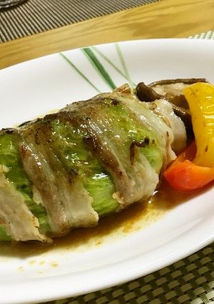 レタスの豚肉巻き-レシピのメイン写真