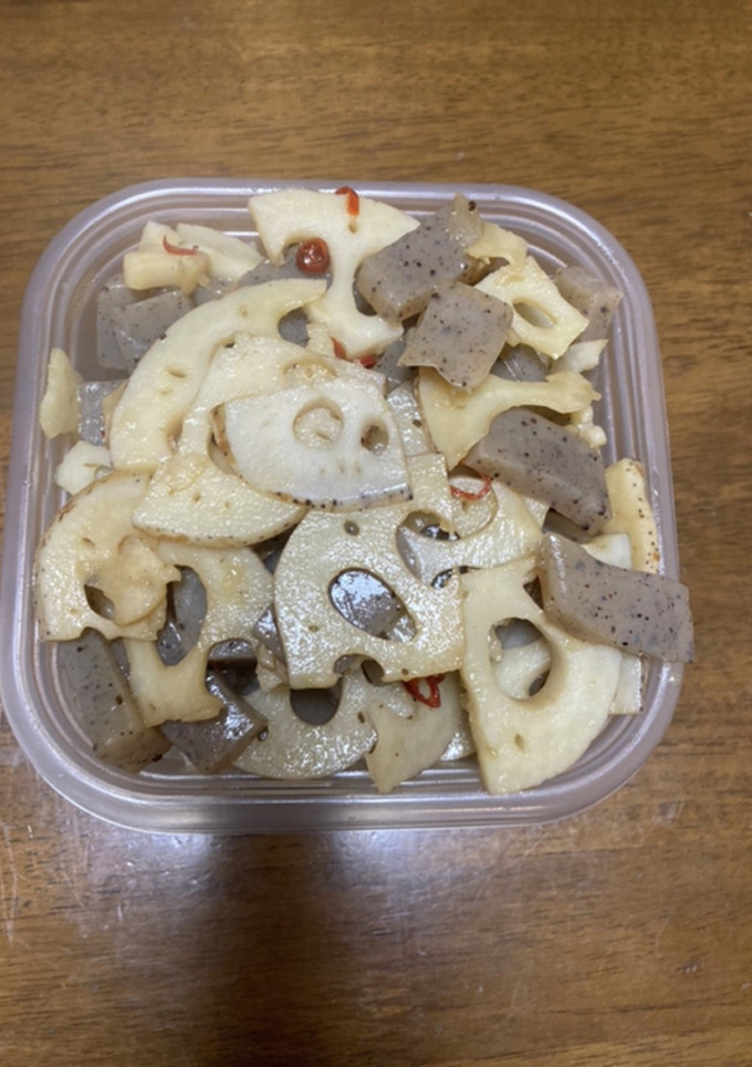 食物繊維たっぷり 蓮根と蒟蒻のきんぴら-レシピのメイン写真