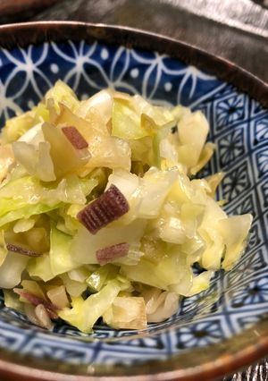 キャベツ・ガリ・ザーサイの和物-レシピのメイン写真