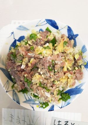 アジ　なめろう-レシピのメイン写真
