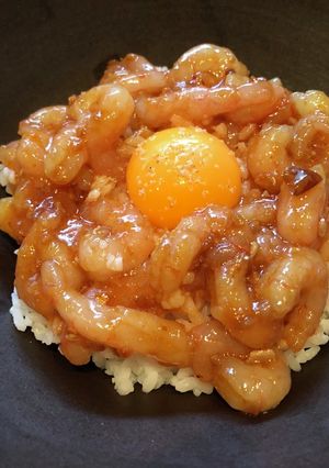 甘エビユッケ丼-レシピのメイン写真