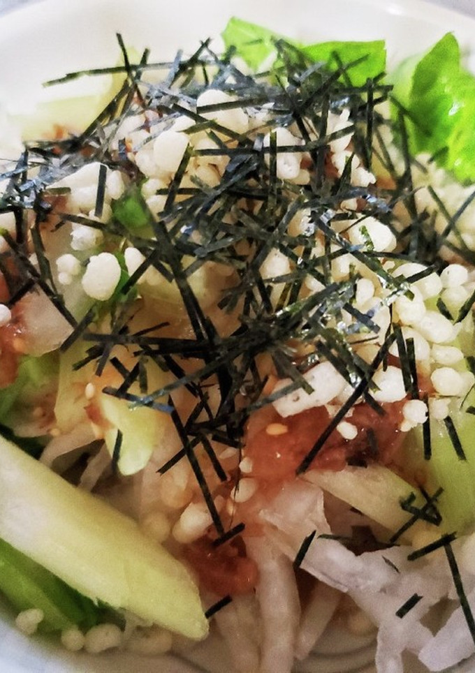 大根とセロリのシャキシャキ和風サラダ-レシピのメイン写真