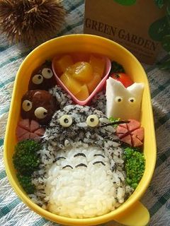 キャラ弁☆トトロ弁当~♪-レシピのメイン写真