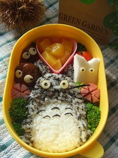 キャラ弁☆トトロ弁当~♪-レシピのメイン写真