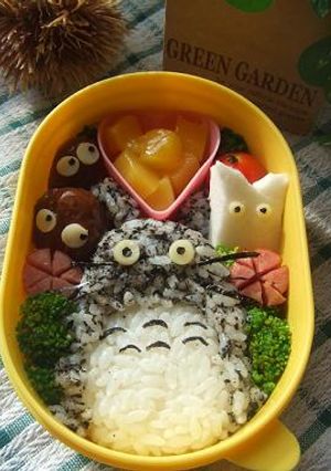 キャラ弁☆トトロ弁当～♪-レシピのメイン写真