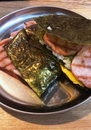 ポークたまご！スパムとたまごでおにぎらず-レシピのメイン写真