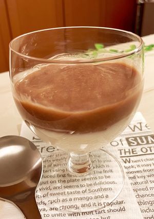 材料4つ★簡単なめらかチョコレートムース-レシピのメイン写真